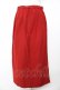 画像2: powder / サイドスリットロングスカート F 赤 Y-25-12-01-142-LO-SK-SZ-ZY (2)