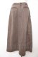 画像2: powder / タック入りロングスカート F チャコール Y-25-12-01-144-LO-SK-SZ-ZY (2)