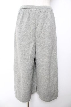 画像1: PINK HOUSE / フレアニットパンツ  グレー Y-25-12-01-148-LO-PA-SZ-ZY