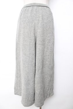 画像2: PINK HOUSE / フレアニットパンツ  グレー Y-25-12-01-148-LO-PA-SZ-ZY