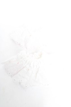 画像2: BABY, THE STARS SHINE BRIGHT / うさくみゃちゃんレースのお袖とめ  オフ白×ピンク Y-25-12-01-002-BA-ZA-SZ-ZY