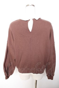 画像2: INGNI / レース襟トレーナー  茶 Y-25-12-01-034-LO-TO-SZ-ZY
