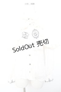 axes femme / ダークロマンティック刺繍ブラウス/Disneyヴィランズ M 生成り Y-25-12-01-039-AX-BL-SZ-ZY