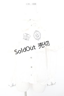 画像1: axes femme / ダークロマンティック刺繍ブラウス/Disneyヴィランズ M 生成り Y-25-12-01-039-AX-BL-SZ-ZY