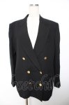画像1: INGEBORG / W金ボタンテーラードジャケット F 黒 Y-25-12-01-041-LO-JA-SZ-ZT611 (1)