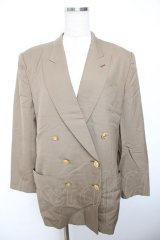 INGEBORG / W金ボタンテーラードジャケット F カーキ Y-25-12-01-042-LO-JA-SZ-ZY