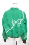 画像2: INGEBORG / ロゴリボンptブルゾン F グリーン Y-25-12-01-045-LO-JA-SZ-ZS (2)