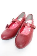 m petit by misako / AMPUキティベルトパンプス LL 濃赤 Y-25-12-04-039-LO-SH-SZ-ZY