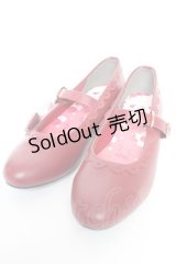 m petit by misako / AMPUキティベルトパンプス LL 濃赤 Y-25-12-04-039-LO-SH-SZ-ZY