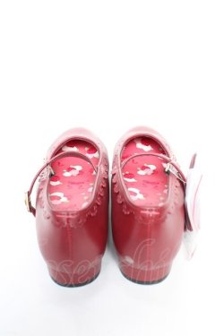 画像3: m petit by misako / AMPUキティベルトパンプス LL 濃赤 Y-25-12-04-039-LO-SH-SZ-ZY