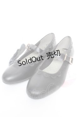 画像1: m petit by misako / AMPUクロミベルトパンプス LL 中黒 Y-25-12-04-040-LO-SH-SZ-ZY