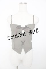 axes femme / リブカットソービスチェ M カーキ Y-25-12-04-042-AX-TO-SZ-ZY