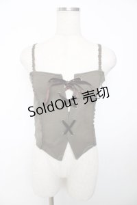 axes femme / リブカットソービスチェ M カーキ Y-25-12-04-042-AX-TO-SZ-ZY