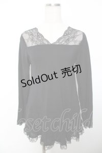 axes femme / プリーツロングインナー M 黒 Y-25-12-04-051-AX-TO-SZ-ZY