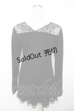 画像2: axes femme / プリーツロングインナー M 黒 Y-25-12-04-051-AX-TO-SZ-ZY