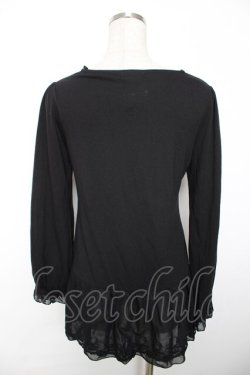 画像2: axes femme / レース使いロングインナー M 黒 Y-25-12-04-052-AX-TO-SZ-ZY