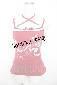 PUTUMAYO / メロディフリルキャミソール  赤 Y-25-12-04-056-PT-TO-SZ-ZY