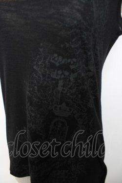 画像3: ALGONQUINS / プリントロングタンクトップ F 黒 Y-25-12-04-058-AL-TO-SZ-ZY