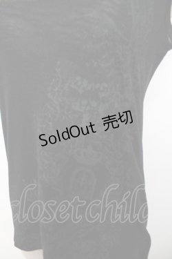 画像3: ALGONQUINS / プリントロングタンクトップ F 黒 Y-25-12-04-058-AL-TO-SZ-ZY