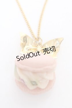 画像2: Q-pot. / Creamy Strawberry Macaronネックレス  ストロベリー Y-25-12-04-006-QP-AC-SZ-ZY