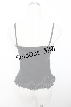 画像2: PUTUMAYO / スカルptフリルキャミソール  黒 Y-25-12-04-065-PT-TO-SZ-ZY