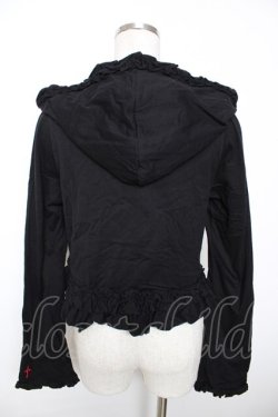 画像2: BPN / フリルZIPボレロ M 黒 Y-25-12-04-070-GO-TO-SZ-ZY