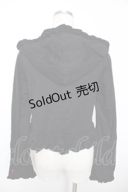 画像2: BPN / フリルZIPボレロ M 黒 Y-25-12-04-070-GO-TO-SZ-ZY