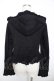 画像2: BPN / フリルZIPボレロ M 黒 Y-25-12-04-070-GO-TO-SZ-ZY (2)