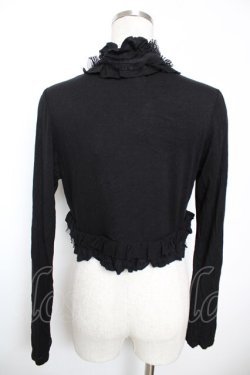 画像2: GRAMM / 桜ptフリルボレロ  黒 Y-25-12-04-071-HN-TO-SZ-ZY