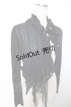画像3: GRAMM / 桜ptフリルボレロ  黒 Y-25-12-04-071-HN-TO-SZ-ZY