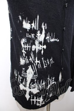 画像4: PEACE NOW / クロスpt前燕尾カーディガン M 黒 Y-25-12-04-073-PU-TO-SZ-ZY