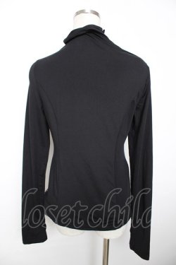 画像2: Ozz oneste / 裾刺繍ハイネックトップス  黒 Y-25-12-04-074-OO-TO-SZ-ZY