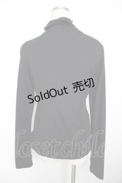 画像2: Ozz oneste / 裾刺繍ハイネックトップス  黒 Y-25-12-04-074-OO-TO-SZ-OS