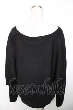 画像2: Deorart / ラメ蝶プリントニット M 黒 Y-25-12-04-078-PU-TO-SZ-ZY