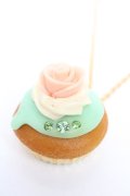 Q-pot. / Rose CupCake ネックレス  ミント Y-25-12-04-008-QP-AC-SZ-ZY