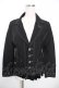 画像1: ALGONQUINS / 裾フリルジャケット F 黒 Y-25-12-04-084-AL-JA-SZ-ZY (1)