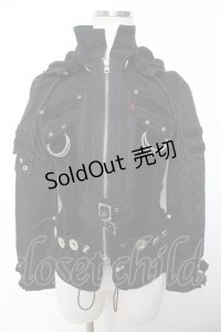 Ozz On / 菊pt 2WAYカラージャケット  黒 Y-25-12-04-086-OO-JA-SZ-ZY