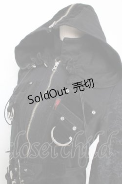 画像3: Ozz On / 菊pt 2WAYカラージャケット  黒 Y-25-12-04-086-OO-JA-SZ-ZY