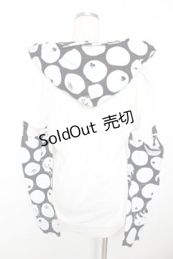 画像2: PUTUMAYO / チェシャ猫プリントセパレートトップス  白 Y-25-12-04-088-PT-TO-SZ-ZY