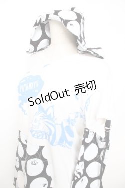 画像3: PUTUMAYO / チェシャ猫プリントセパレートトップス  白 Y-25-12-04-088-PT-TO-SZ-ZY