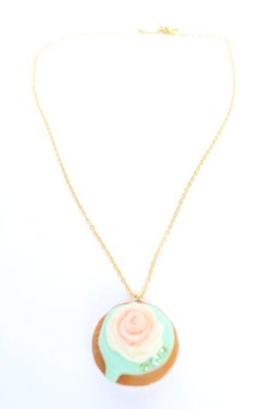 画像3: Q-pot. / Rose CupCake ネックレス  ミント Y-25-12-04-008-QP-AC-SZ-ZY