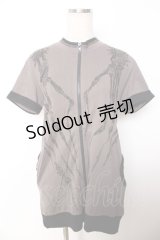 ALGONQUINS / 手骨pt半袖パーカー F ブラウン系 Y-25-12-04-094-AL-TO-SZ-ZY