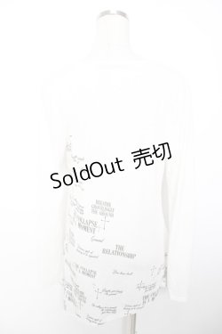 画像2: GHOST of HARLEM / クロスptアシメドレープトップス F 白×黒 Y-25-12-04-098-GL-TO-SZ-ZY