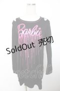 ALGONQUINS / Barbieコラボロングカットソー F 黒 Y-25-12-04-099-AL-TO-SZ-ZS