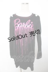 ALGONQUINS / Barbieコラボロングカットソー F 黒 Y-25-12-04-099-AL-TO-SZ-ZS