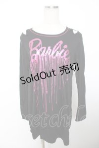 ALGONQUINS / Barbieコラボロングカットソー F 黒 Y-25-12-04-099-AL-TO-SZ-ZS