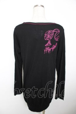 画像2: ALGONQUINS / Barbieコラボロングカットソー F 黒 Y-25-12-04-099-AL-TO-SZ-ZY