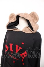 画像3: HELL CAT PUNKS / くま耳パーカーワンピース F 黒 Y-25-12-04-100-PU-OP-SZ-ZS (3)