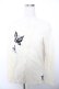 画像1: PEACE NOW / 蝶刺繍ニットカーディガン M アイボリー Y-25-12-04-102-PU-TO-SZ-ZY (1)