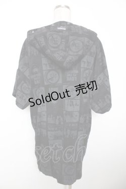 画像2: SUPER LOVERS / GO BACK TO 90S BIG Tシャツ F 黒 Y-25-12-04-105-PU-TO-SZ-ZY